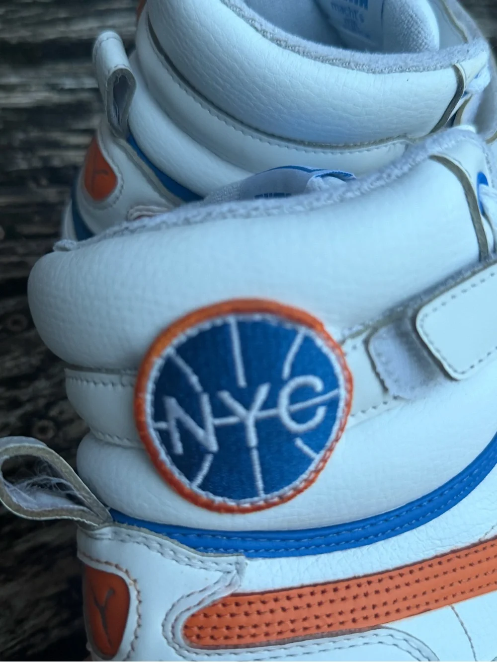 PUMA Basketball Sky LX Mid Athletic NYC Men’s Sz 9 New York Knicks NBA Sneakers
